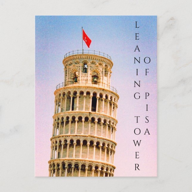 leaning tower pisa postcard (Front)