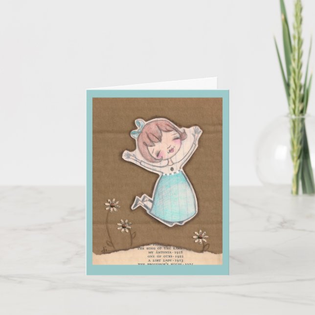 Leap Cardboard Collage - Card (Front)