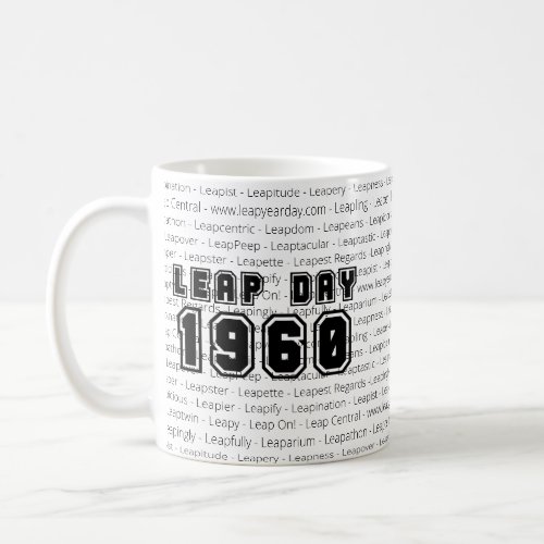 LEAP DAY 1960 COFFEE MUG