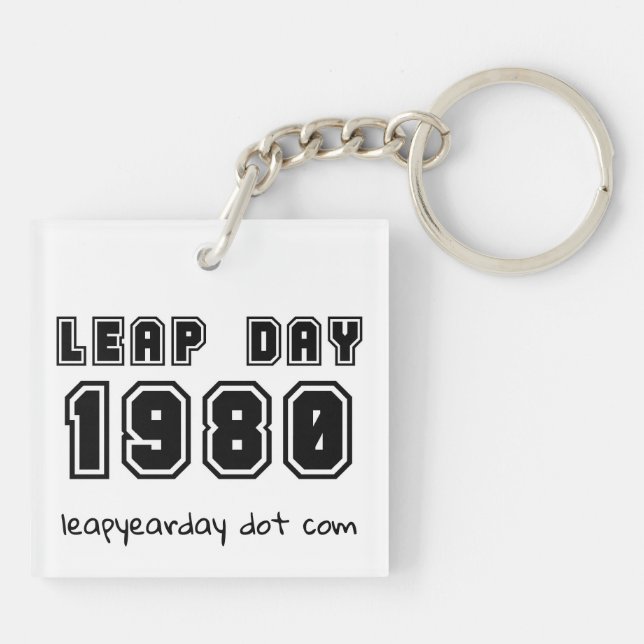 LEAP DAY 1980 KEYCHAIN (Back)