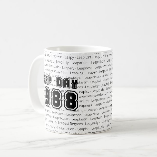 LEAP DAY 1988 COFFEE MUG (Front Left)