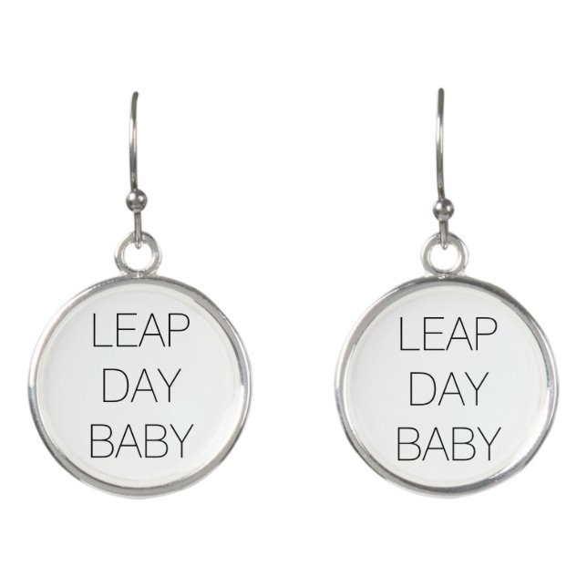 LEAP DAY BABY EARRINGS (Front)