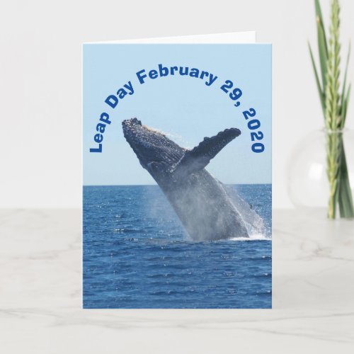 Leap Day February 29 2020 Card