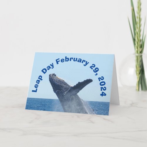 Leap Day February 29 2024 Card