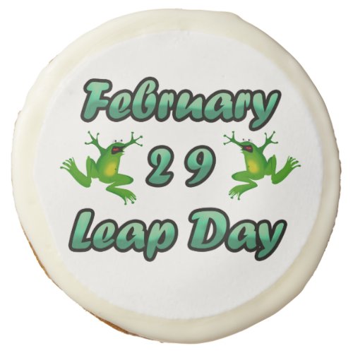 Leap Day February 29 Sugar Cookie