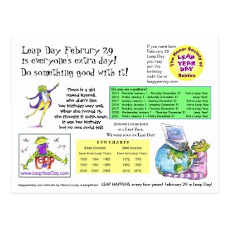 Leap Day Info To Send Postcard