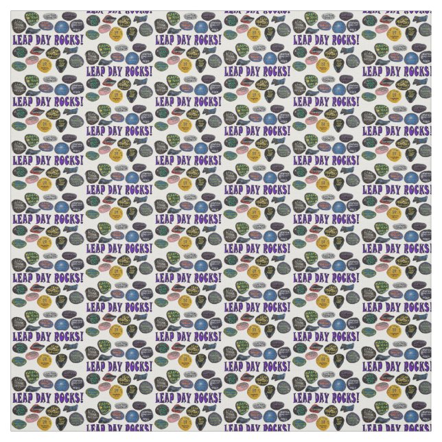 LEAP DAY ROCKS! FABRIC (Swatch)