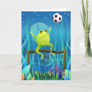 Leap Frog - Greeting Card by HannahChapman at Zazzle