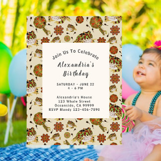 Leap Frog Kids Birthday Invitation