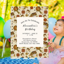 Leap Frog Kids Birthday Invitation