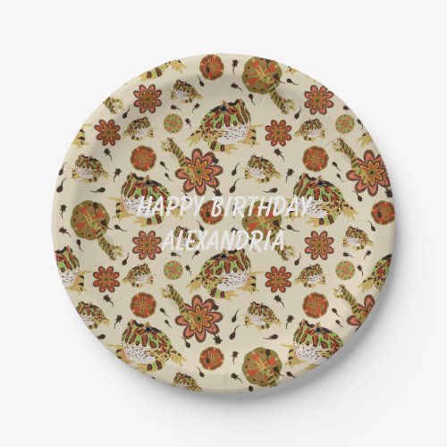 Leap Frog Paper Plates