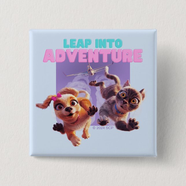 Leap Into Adventure Button (Front)