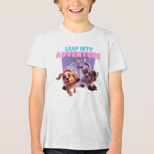 Leap Into Adventure Tri-Blend Shirt (Front)