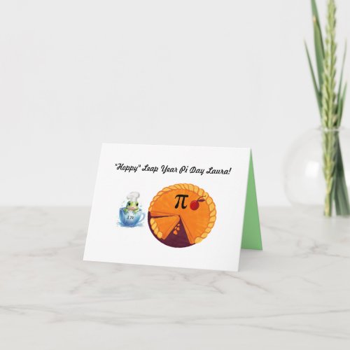 Leap into Hoppy Pi Day Fun  Card