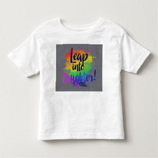 Leap into laughter  toddler t-shirt