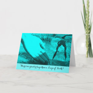 Leap of Faith Encouraging or Thank You Card