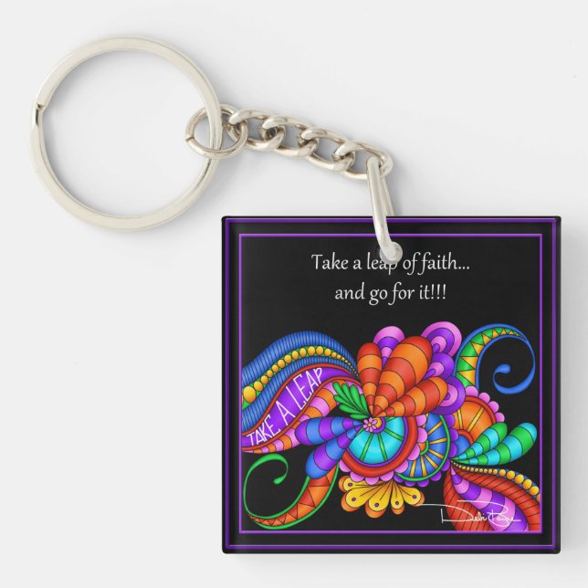 Leap of Faith Keychain (Front)