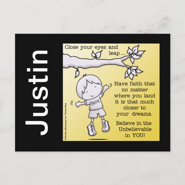 Leap of Faith Postcard (Front)