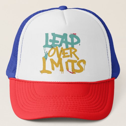 Leap Over Limits T_Shirt Trucker Hat