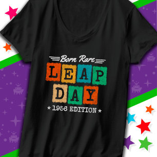 Leap Year 1956 Born Rare 1956 Leap Day Birthday T-Shirt