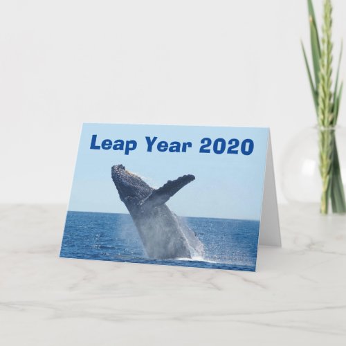 Leap Year 2020 Card