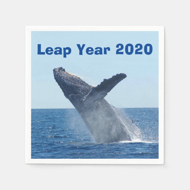 Leap Year 2020 Napkins (Front)