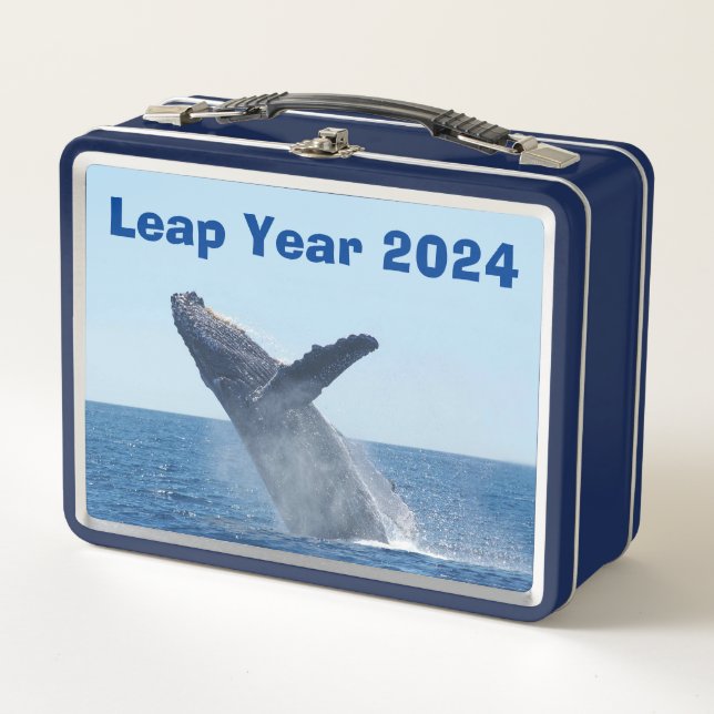 Leap Year 2024 Metal Lunch Box (Front)