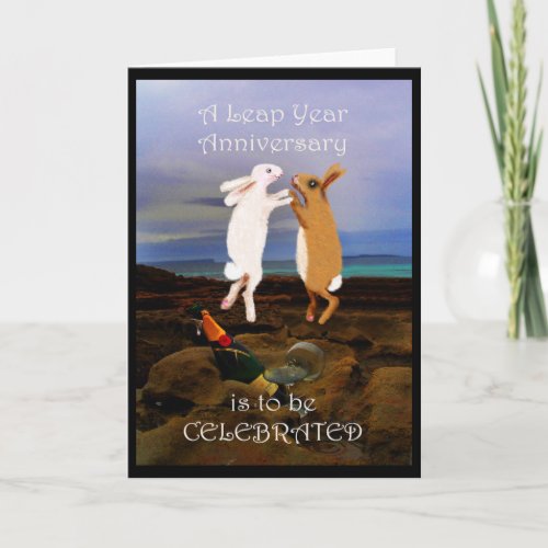 Leap year Anniversary Card