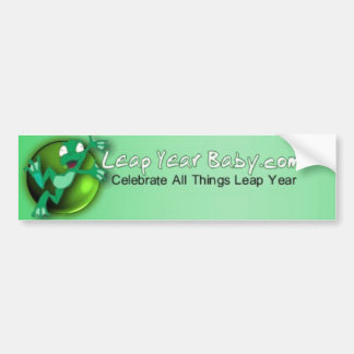 Leap Year Baby Frog for Designs Bumper Sticker