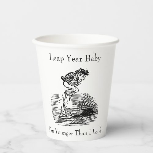 Leap Year Baby Paper Cups