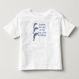 LEAP YEAR BIRTHDAY LEAPING FOR JOY TODDLER T-SHIRT