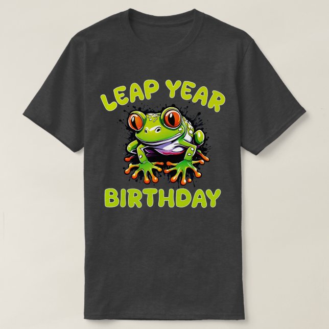 leap year birthday T-Shirt (Design Front)