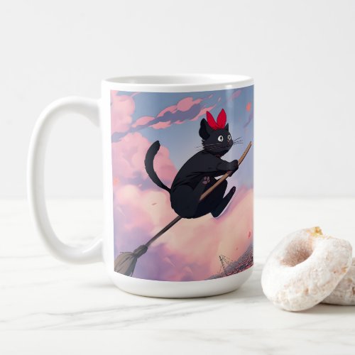 Leap year boy never settle for ordinary Cat fly Coffee Mug