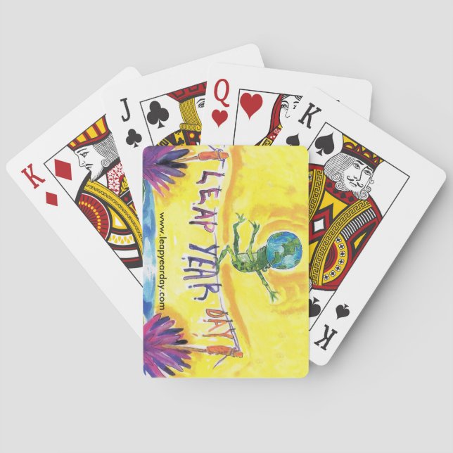 LEAP YEAR DAY BALANCING ACT POKER CARDS (Back)