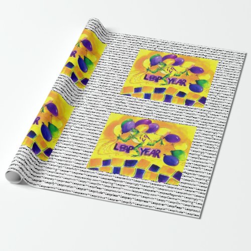 Leap Year Gift Wrap Paper