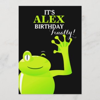 Leap Year/ Leap Day Baby Invitation by stopnbuy at Zazzle