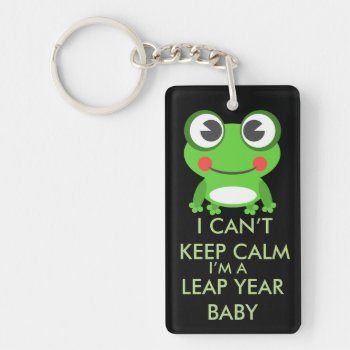 Leap Year/ Leap Day Baby Keychain by stopnbuy at Zazzle