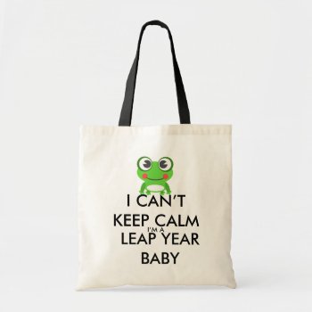 Leap Year/ Leap Day Baby Tote by stopnbuy at Zazzle