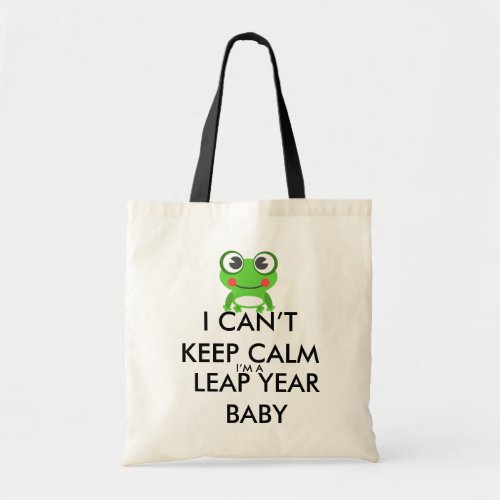 Leap Year Leap Day Baby Tote