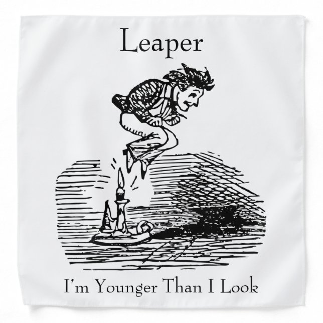 Leap Year Leaper Birthday Bandana (Front)