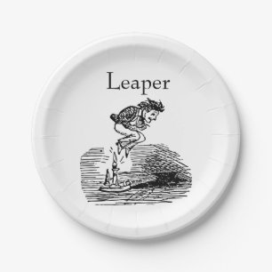 Leap Year Leaper Birthday Paper Plates