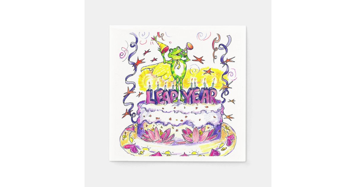 Leap Year Napkins Zazzle