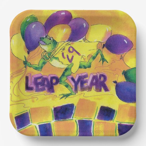 LEAP YEAR PAPER PLATES