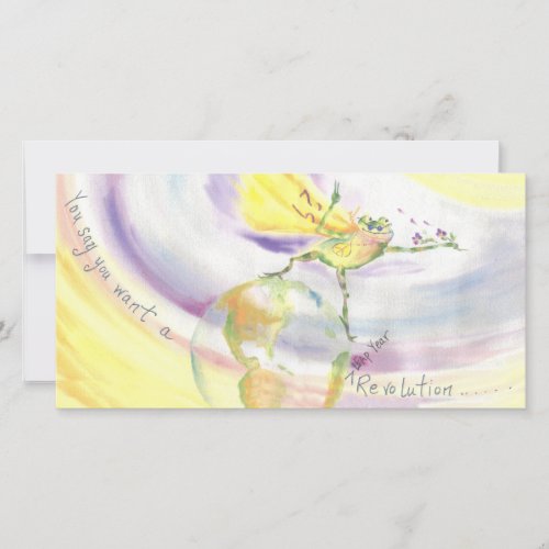 LEAP YEAR REVOLUTION THANK YOU CARD