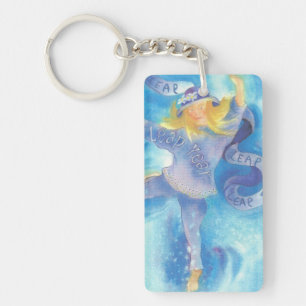 LEAP YEAR RIBBON DANCER KEYCHAIN