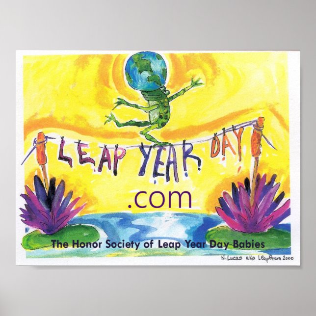 Leap Year Value Poster Paper (Matte) (Front)