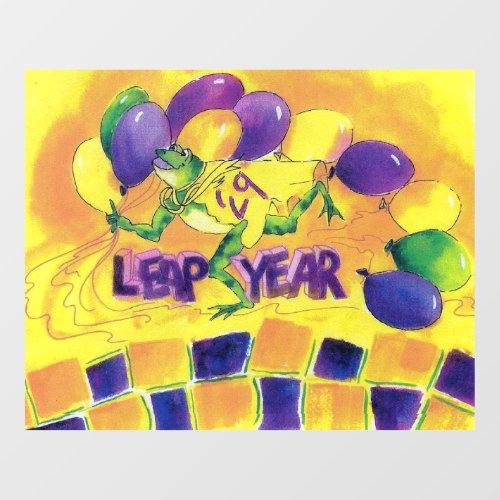 LEAP YEAR WINDOW CLING