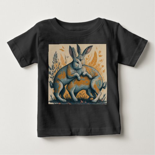 Leapfrog Rabbit T_Shirts