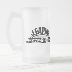 Leapin Leprechauns & Dancing Shoes Glass Stein