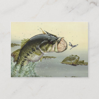 LEAPING BASS Business Card Template